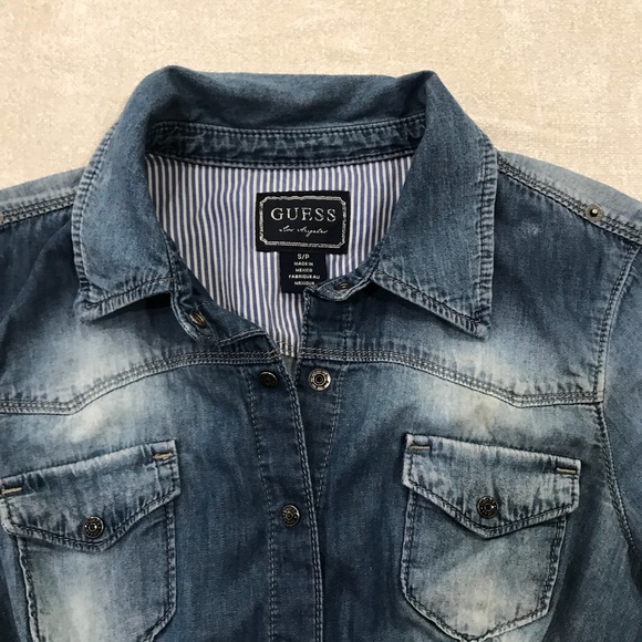 Washed denim shirt - Picture 3 of 5